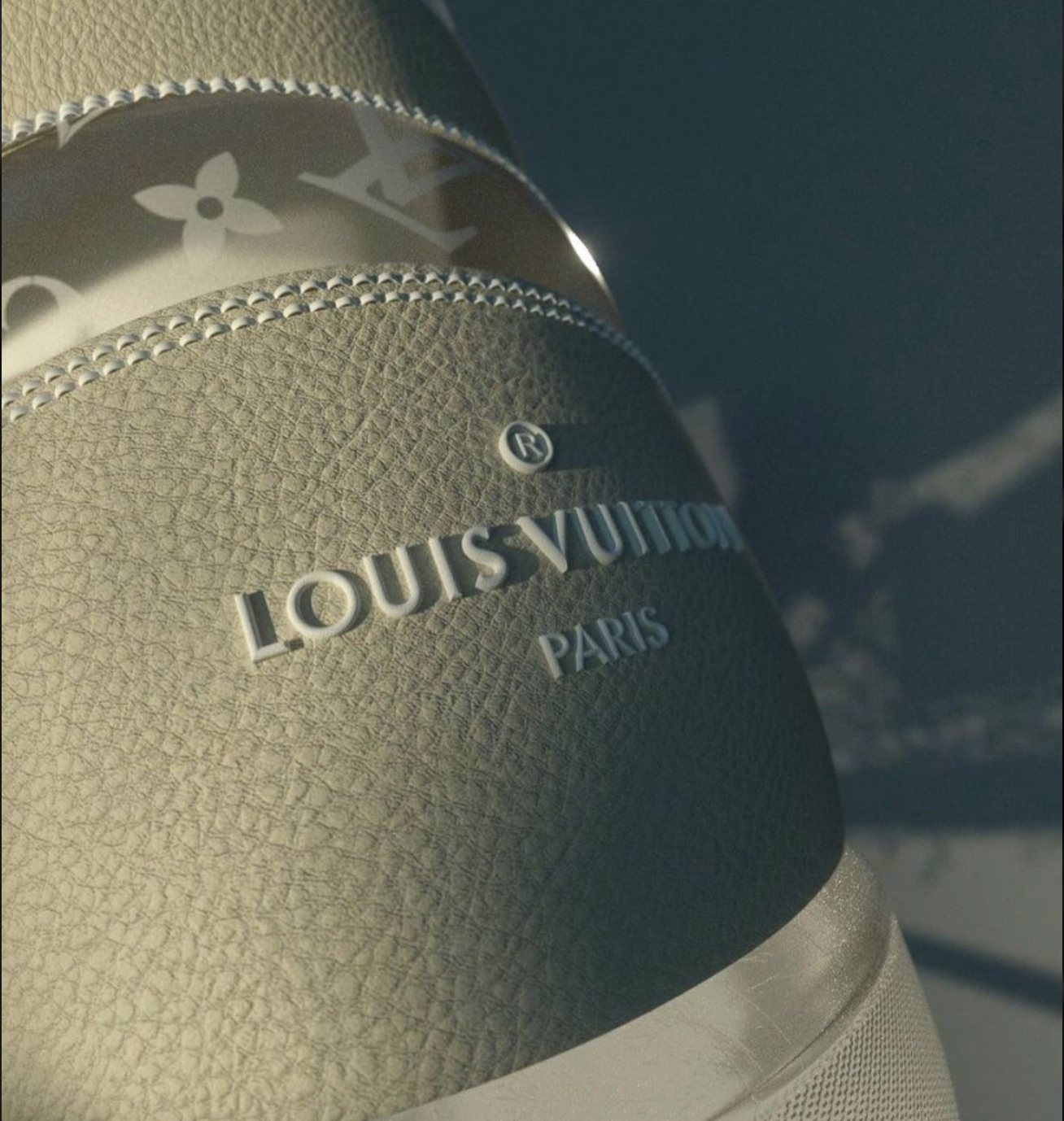 Louis Vuitton x Air Jordan 1 High – Custom Edition - Image 3